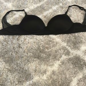 Black incredible by Victoria’s Secret padded no wire bra. Size 34 D.